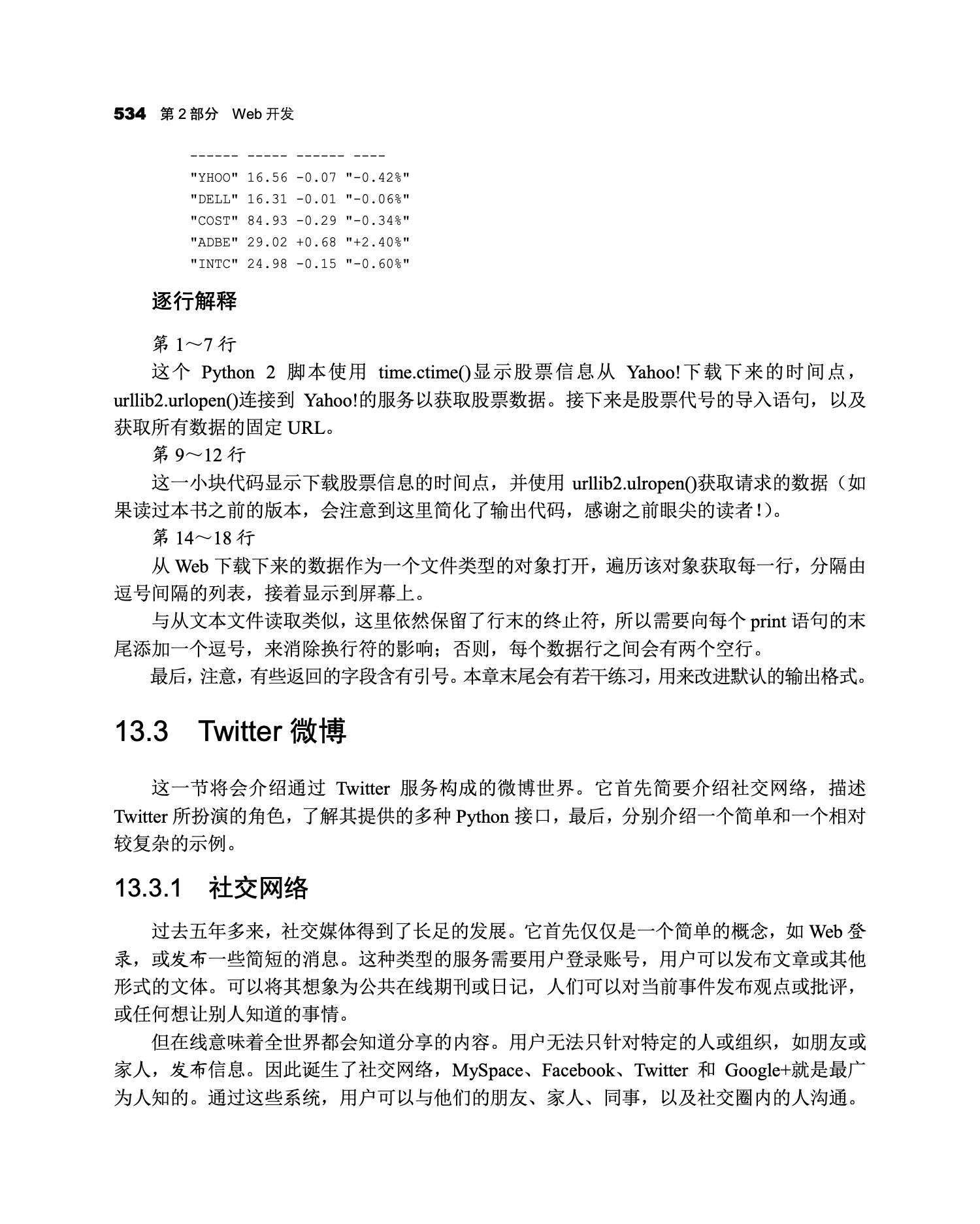 13.3 Twitter微博｜代表页