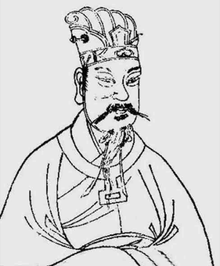 图2.11 东夷指今天的山东，淮北靠海的部分。东夷人最早的头领少昊画像