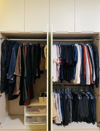 ▲图6-41b 服务案例 拆掉门的衣柜