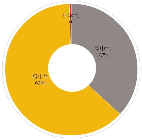 图2-2 搜题用户年级分布