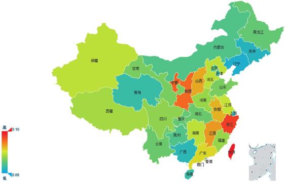 图2-6 各省“拔苗助长指数”