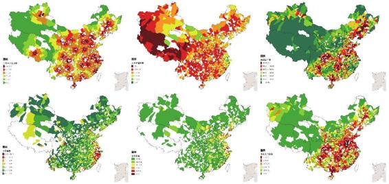 图2-50 各地区多个养猪指标