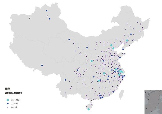 图2-56 城市百万人店铺拥有数
