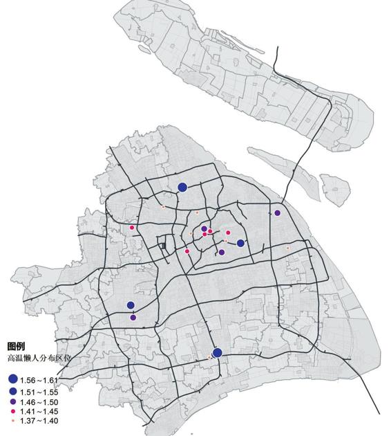 图3-33 高温懒人分布区位
