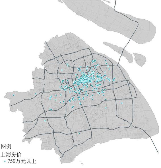 图3-97 上海豪宅分布