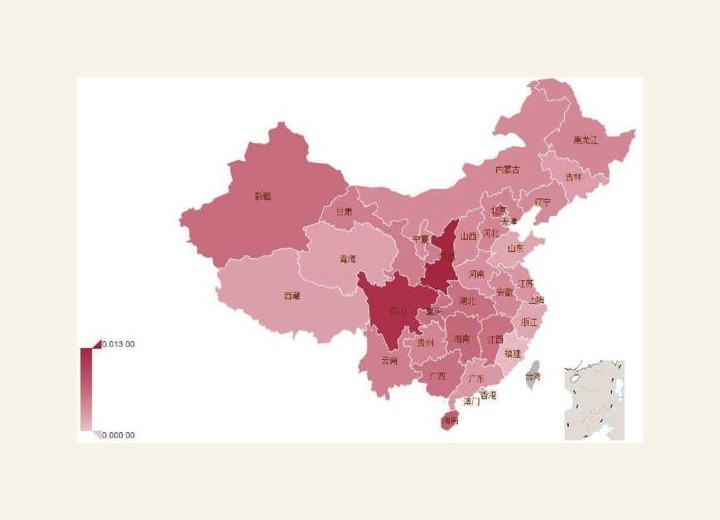 图1-8 各省教育类消费占比