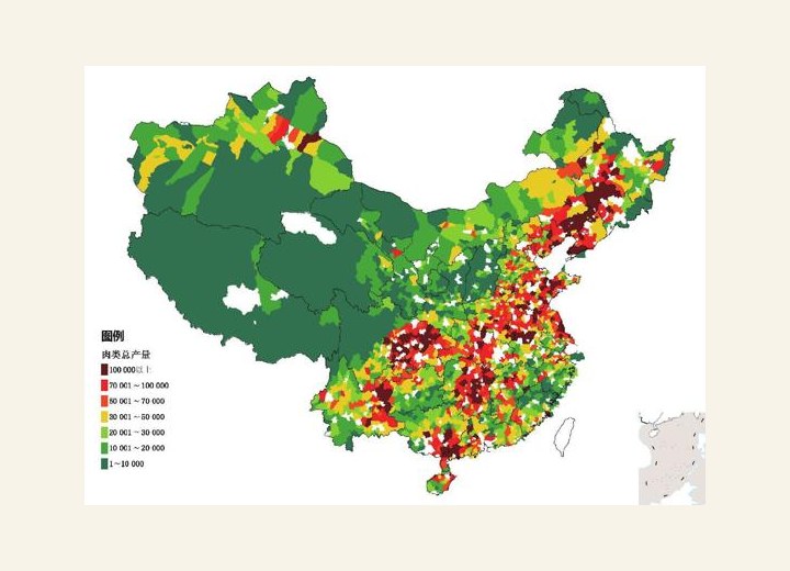 图2-48 各地区肉类总产量