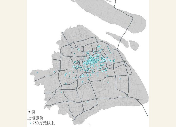 图3-97 上海豪宅分布