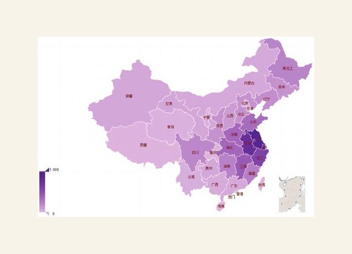 图3-120 各省在沪购房者人数