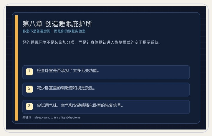 第八章 创造睡眠庇护所