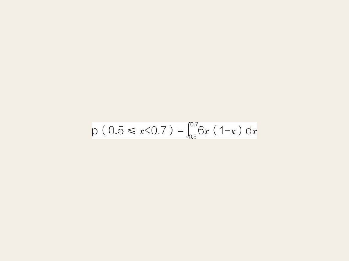 17-5 α＝2，β＝2的贝塔分布的概率分布图